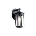 Kichler 49893BK 1-Light Black 75W Outdoor Wall Light