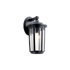 Kichler 49894BK 1-Light Black 100W Outdoor Wall Light