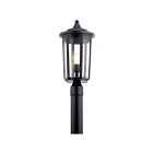 Kichler 49895BK 1-Light Black 100W Outdoor Post Light