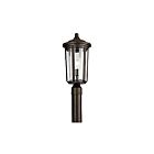 Kichler 49895OZ 1-Light Olde Bronze 100W Outdoor Post Light