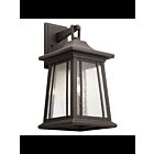 Kichler 49910RZ 1-Light Rubbed Bronze 150W Outdoor Wall Light