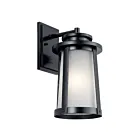 Kichler 49918BK 1-Light Black 75W Outdoor Wall Light