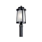 Kichler 49920BK 1-Light Black 100W Outdoor Post Light