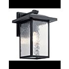 Kichler 49926BKT 1-Light Textured Black 100W Outdoor Wall Light