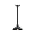 Kichler 49982BKT 1-Light Textured Black 100W Convertible Pendant