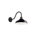 Kichler 49990BK 1-Light Black 100W Outdoor Wall Light