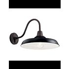 Kichler 49991BK 1-Light Black 150W Outdoor Wall Light