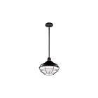 Kichler 49992BK 1-Light Black 100W Outdoor Pendant