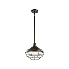 Kichler 49992OZ 1-Light Olde Bronze 100W Outdoor Pendant