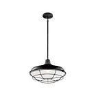 Kichler 49993BK 1-Light Black 150W Outdoor Pendant