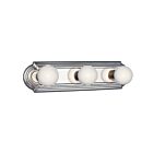 Kichler 5003NI 3-Lights Brushed Nickel 60W Vanity Light