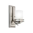 Kichler 5076NI 1-Light Brushed Nickel 100W Vanity Light