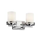 Kichler 5077CH 2-Lights Chrome 60W Vanity Light