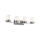 Kichler 5079CH 4-Lights Chrome 100W Vanity Light