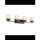 Kichler 5079OZ 4-Lights Olde Bronze 100W Vanity Light