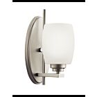 Kichler 5096NI 1-Light Brushed Nickel 100W Wall Sconce
