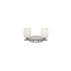 Kichler 5097NI 2-Lights Brushed Nickel 100W Vanity Light
