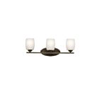 Kichler 5098OZS 3-Lights Olde Bronze 100W Vanity Light