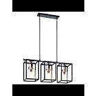 Kichler 52033BK 3-Lights Black 75W Linear Chandelier