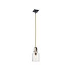 Kichler 52035NBR 1-Light Natural Brass 75W Pendant