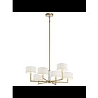 Kichler 52052CG 6-Lights Champagne Gold 60W 1-Tier Chandelier