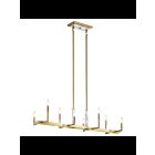 Kichler 52054CG 8-Lights Champagne Gold 60W Linear Chandelier