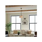 Kichler 52074BK 3-Lights Black Pendant