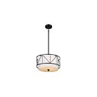 Kichler 52074BK 3-Lights Black Pendant
