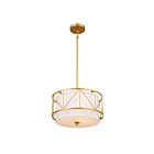Kichler 52074CLG Classic Gold Semi Flush Mount