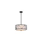 Kichler 52075BK 3-Lights Black Pendant