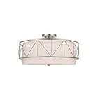 Kichler 52076SN Satin Nickel Semi Flush Mount