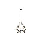 Kichler 52110OZ 21-Lights Olde Bronze 40W Round Chandelier