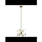 Kichler 52119BNB 4-Lights Brushed Natural Brass 60W Foyer Pendant