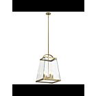 Kichler 52124BNB 4-Lights Brushed Natural Brass 75W Foyer Pendant