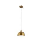 Kichler 52152NBR 1-Light Natural Brass 100W Pendant