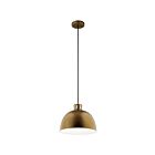 Kichler 52153NBR 1-Light Natural Brass 150W Pendant