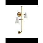 Kichler 52174WH 2-Lights White 75W Wall Sconce