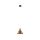 Kichler 52176NBR 1-Light Natural Brass 100W Pendant