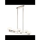 Kichler 52224PN 6-Lights Polished Nickel 50W Oval Chandelier