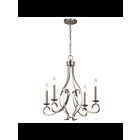 Kichler 52239NI 4-Lights Brushed Nickel 60W 1-Tier Chandelier