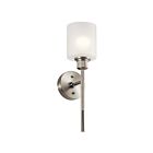 Kichler 52288NI 1-Light Brushed Nickel 75W Wall Sconce
