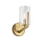 Kichler 52316BNB 1-Light Brushed Natural Brass 60W Wall Sconce