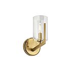 Kichler 52316BNB 1-Light Brushed Natural Brass 60W Wall Sconce