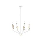 Kichler 52349WH 8-Lights White Chandelier