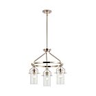 Kichler 52377PN 3-Lights Polished Nickel 75W Round Chandelier