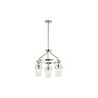 Kichler 52377PN 3-Lights Polished Nickel 75W Round Chandelier