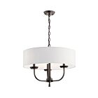 Kichler 52384OZ 3-Lights Olde Bronze 60W 1-Tier Chandelier