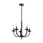 Kichler 52385OZ 5-Lights Olde Bronze 60W 1-Tier Chandelier