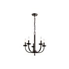 Kichler 52385OZ 5-Lights Olde Bronze 60W 1-Tier Chandelier