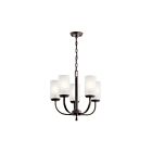 Kichler 52386OZ 5-Lights Olde Bronze 60W 1-Tier Chandelier